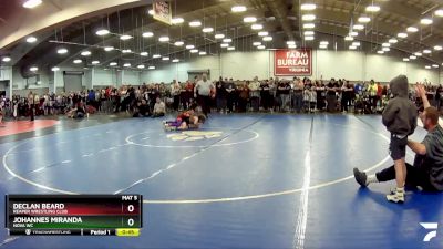 70 lbs Quarterfinal - Declan Beard, Reaper Wrestling Club vs Johannes Miranda, Nova WC