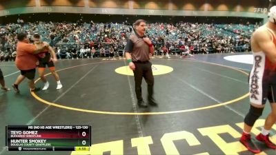 125-130 lbs Round 1 - Teyo Gomez, Buckaroo Wrestling vs Hunter Smokey, Douglas County Grapplers