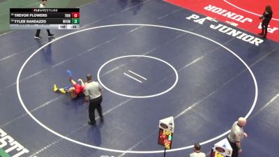 96 lbs Consi Of 32 #2 - Trevor Flowers, Trinity vs Tyler Randazzo, Wyoming Area