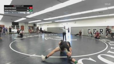 144 lbs Cons. Round 4 - Ryan Hillquist, Adelanto vs Braxton Bean, San Clemente