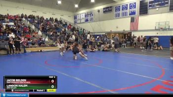 152 lbs Cons. Round 3 - Landon Halem, Simi Valley vs Jacob Belden, San Clemente High School