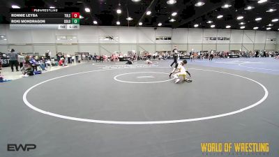 60 lbs Rr Rnd 1 - Ronnie Leyba, Tulsa Elite 12U 2 vs Roki Mondragon, Colorado Hammers 12U