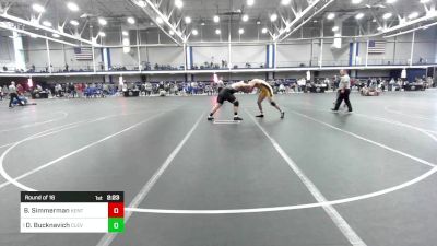 285 lbs Round Of 16 - Brenttan Simmerman, Kent State vs Daniel Bucknavich, Cleveland State