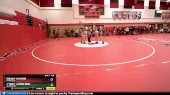 195 lbs Quarterfinal - Ryden Zabreznik, Okanogan vs Brady Martin, Riverside