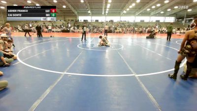 70 lbs Rr Rnd 1 - Asher Franco, East Carolina Elite vs Cai Sontz, Ruthless