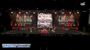 Raider Xtreme - S3NIOR BLACK [2025 L3 Senior - D2 Day 2] 2025 Encore Grand Nationals