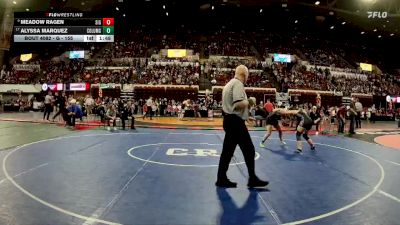 G - 155 lbs Champ. Round 1 - Meadow Ragen, St. Ignatius Girls vs Alyssa Marquez, Columbus Girls