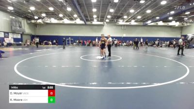 141 lbs Consi Of 8 #1 - Dominic Moyer, Coast Guard vs Kyle Moore, Southern Maine