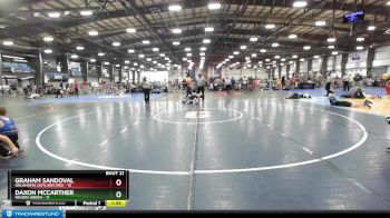 68 lbs Rd# 9- 2:15pm Saturday Final Pool - Daxon McCarther, Minion Green vs Graham Sandoval, Oklahoma Outlaws Red