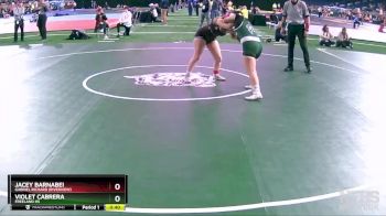 Girls-140 lbs 3rd Place Match - Violet Cabrera, Freeland HS vs Jacey Barnabei, Gabriel Richard (Riverview)