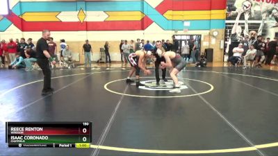 150 lbs Cons. Semi - Reece Renton, Windsor vs Isaac Coronado, Chatfield