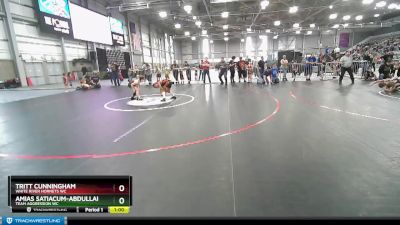 74-76 lbs Round 1 - Amias Satiacum-Abdullah, Team Aggression WC vs Tritt Cunningham, White River Hornets WC