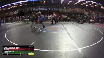 2A 285 lbs Champ. Round 1 - Nic Weaver, Lincoln vs Williams Clement, Heritage