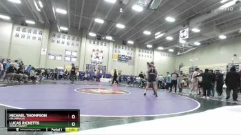 175 lbs Quarterfinal - Lucas Ricketts, Union County vs Michael Thompson, Collierville