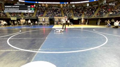 50 lbs Quarterfinal - Dominic LaForge, Lower Nazareth vs Jack Badaracco, Seneca Valley