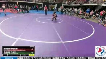 72 lbs Quarterfinal - Kayden Tabron, Ohana West Warriors Wrestling Club vs Rafael Finlan, Dragon Youth Wrestling