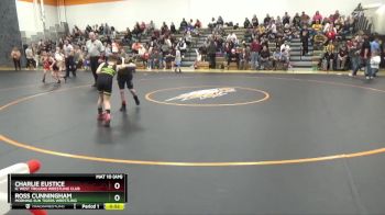 B-13 lbs Semifinal - Ross Cunningham, Morning Sun Tigers Wrestling vs Charlie Eustice, IC West Trojans Wrestling Club