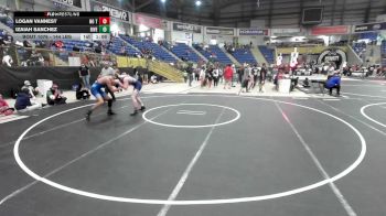 144 lbs Semifinal - Logan Vannest, No Team vs Izaiah Sanchez, Riverdale Ridge