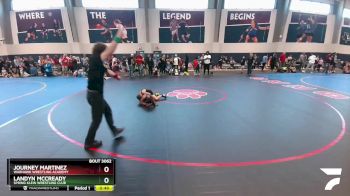 80 lbs Cons. Round 2 - Landyn McCready, Spring Klein Wrestling Club vs Journey Martinez, Warhawk Wrestling Academy