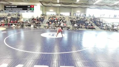 141 lbs Cons. Semi - Stone Farnsworth, Castleton vs Isaac Quiles, Springfield