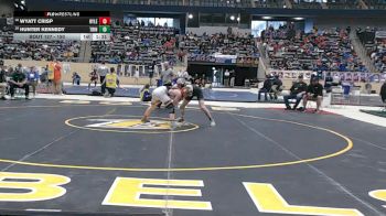 150 lbs Champ. Round 1 - Hunter Kennedy, Trinity (Louisville) vs WYATT CRISP, Ryle