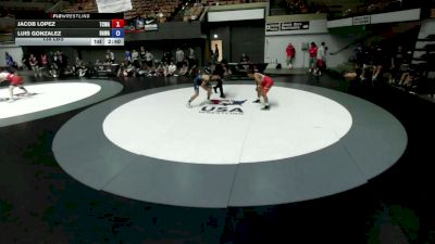 138 lbs Jacob Lopez, TCWA - Tri-Counties Wrestling Association vs Luis Gonzalez, BAWA-Bay Area Wrestling Association