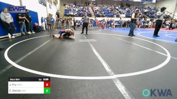 90 lbs Consolation - Jaxon Fry, Checotah Matcats vs Christian Garcia, Checotah Matcats