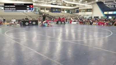 157 lbs Lucas Drake, Pennsylvania Blue vs Kadin Martin, Minnesota Red