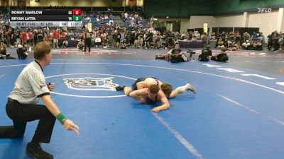 157 lbs Consi Of 64 #2 - Ronny Marlow, GA vs Bryan Latta, VA