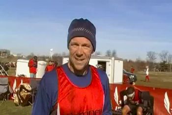 Peter Magill, Compex Racing, 4th place Men's Masters 10k,2009 USATF XC Championships