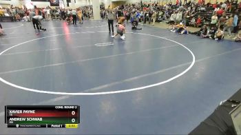 138 lbs Cons. Round 2 - Andrew Schwab, MN vs Xavier Payne, TX