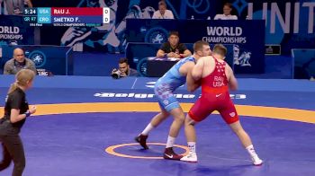 97 kg Qualif. - Josef Rau Patrick, United States vs Filip Smetko, Croatia