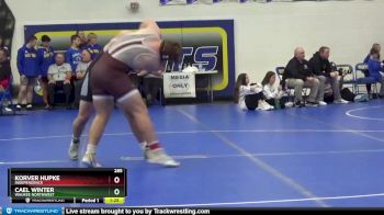285 lbs Semifinal - Cael Winter, Waukee Northwest vs Korver Hupke, Independence