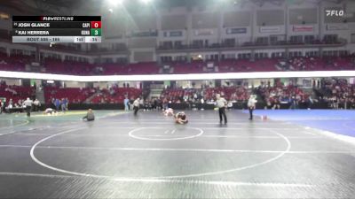 165 lbs Cons. Round 5 - Josh Glance, Capital vs Kai Herrera, Kuna