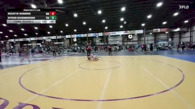 126 lbs Cons. Round 5 - Dyson Eixenberger, Touch Of Gold vs Roukyn Robbins, Winner
