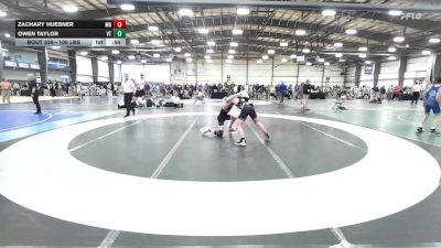 100 lbs Consi Of 32 #1 - Zachary Huebner, MN vs Owen Taylor, VT