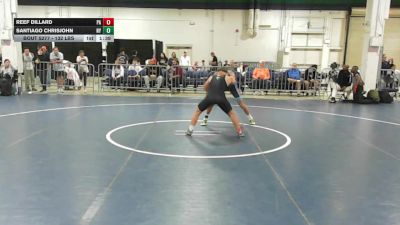 132 lbs Consi Of 32 #1 - Reef Dillard, PA vs Santiago Chrisjohn, NY