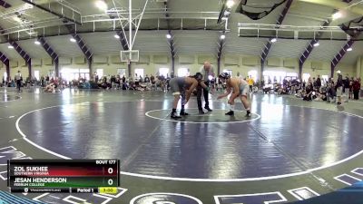 197 lbs Cons. Round 1 - Zol Sukhee, Southern Virginia vs Jesan Henderson, Ferrum College