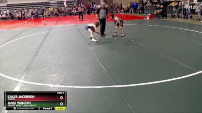 76 lbs Champ. Round 1 - Gage Wangen, Summit Wrestling Academy vs Caleb Jacobson, Osakis