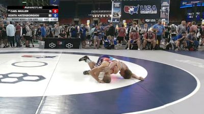 126 lbs Cons. Rd Of 32 - Cael Muller, Pennsylvania vs Kosta Hatzigeorgiou, Missouri