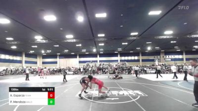 138 lbs Round Of 32 - Axel Soaring Hawk Esparza, Team So-Cal WC vs Pedro Mendoza, Walden Grove