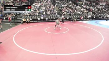 5A 126 lbs Champ. Round 1 - Kaden Herrera, Roy vs Diego Ortiz, Hunter