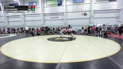 150 lbs Round Robin 1 - Jack Goeke, Ares - Ms vs Luca Giacobbi, Warrior Ridge - MS