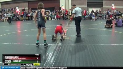 91 lbs Semifinal - Rivers Harbison, Ironclad vs Camden Hook, Contenders Wrestling Academy