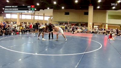 285 lbs Round 3 (6 Team) - Malcom Burris, Team Shutt RJ vs Landon Kelley, BRAWL White
