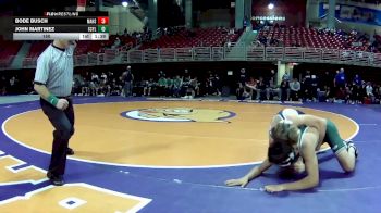150 lbs Round 1 (4 Team) - Bode Busch, Manhattan HS vs John Martinez, Schuyler