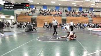 144 lbs Quarterfinal - Caden Cook, Faith Lutheran vs James Ruiz, Esperanza
