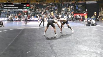 165 lbs Quarterfinal - Dylan Elmore, Navy vs Gunner Filipowicz, Army
