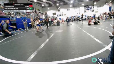 49 lbs Consi Of 8 #1 - Cash Tipton, Carl Albert vs Braden Peoples, Piedmont