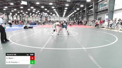 160 lbs Round Of 128 - Quayde Beck, UT vs Shamar Wade-Proctor, PA